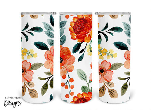Floral Sublimation Tumbler