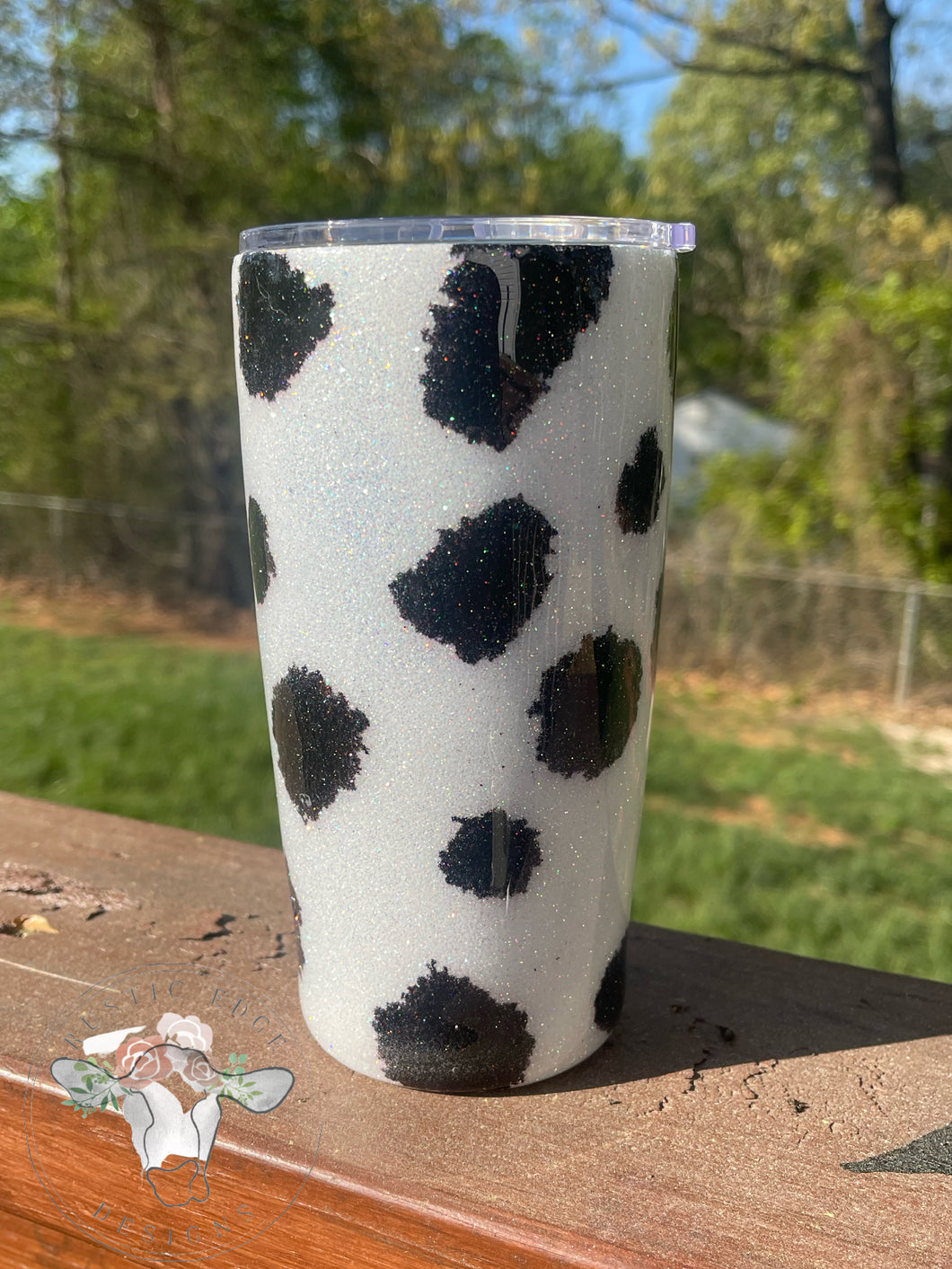 Cow Print Epoxy Tumbler