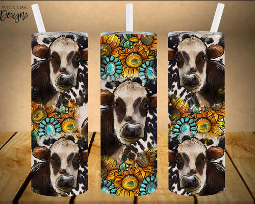 Western Cow Sublimation Tumbler