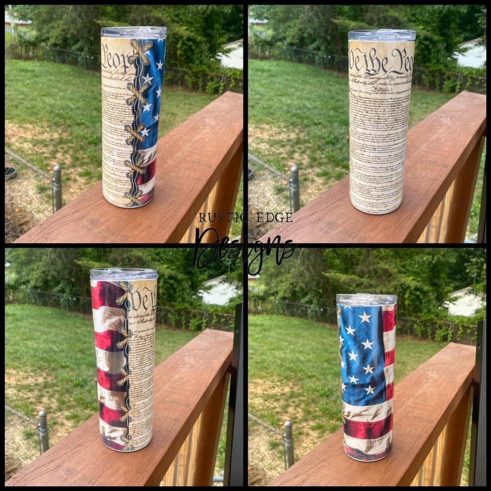 We The People Sublimation Tumbler