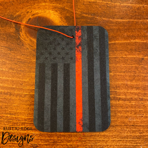 Thin Red Line Car Air Freshener