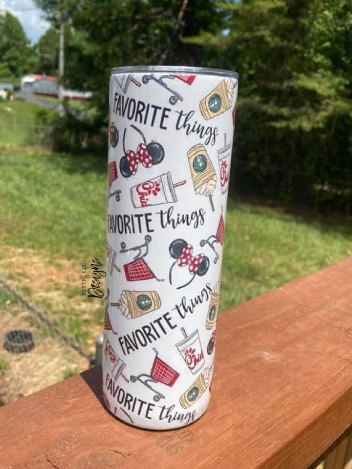 Favorite Things Sublimation Tumbler