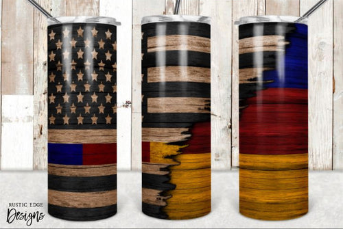 Hero Flag Sublimation Tumbler