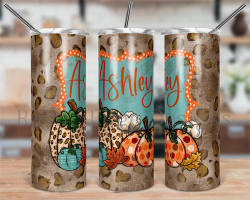 Customizable Pumpkin Sublimation Tumbler
