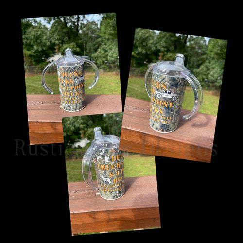 Trucks & Buck Little Boys Sublimation Tumbler