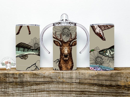 Wildlife Sublimation Sippy Cup