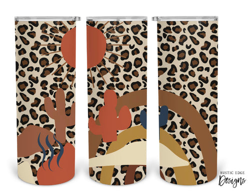 Leopard Desert Sublimation Tumbler