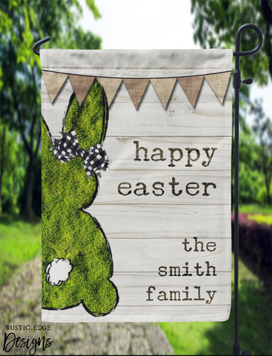 Happy Easter Bunny Garden Flag