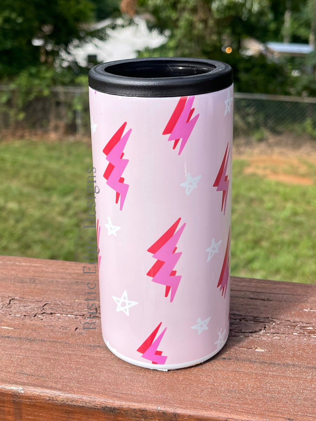 Lightening Bolt & Stars Sublimation Tumbler