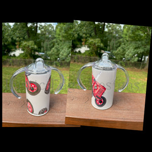 Red Tractor Kids Sublimation Tumbler