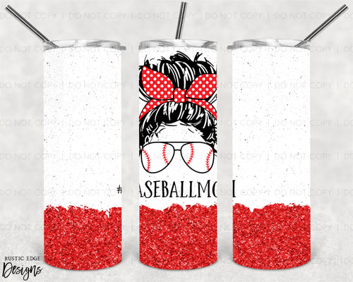 Baseball Mom Sublimation Tumbler