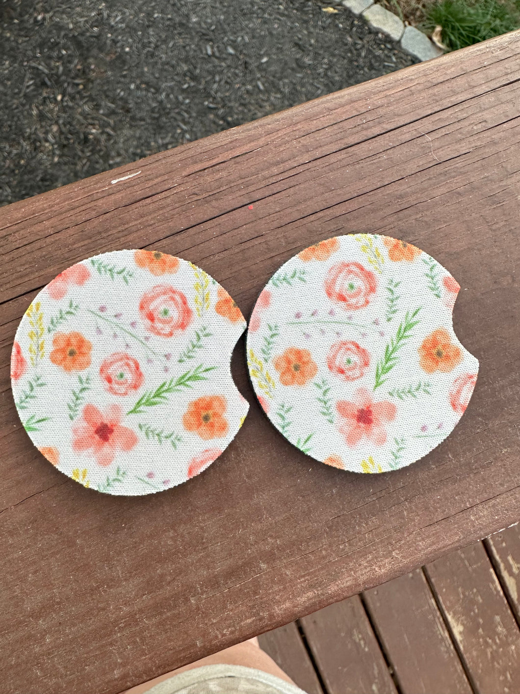 Floral Car Coaster