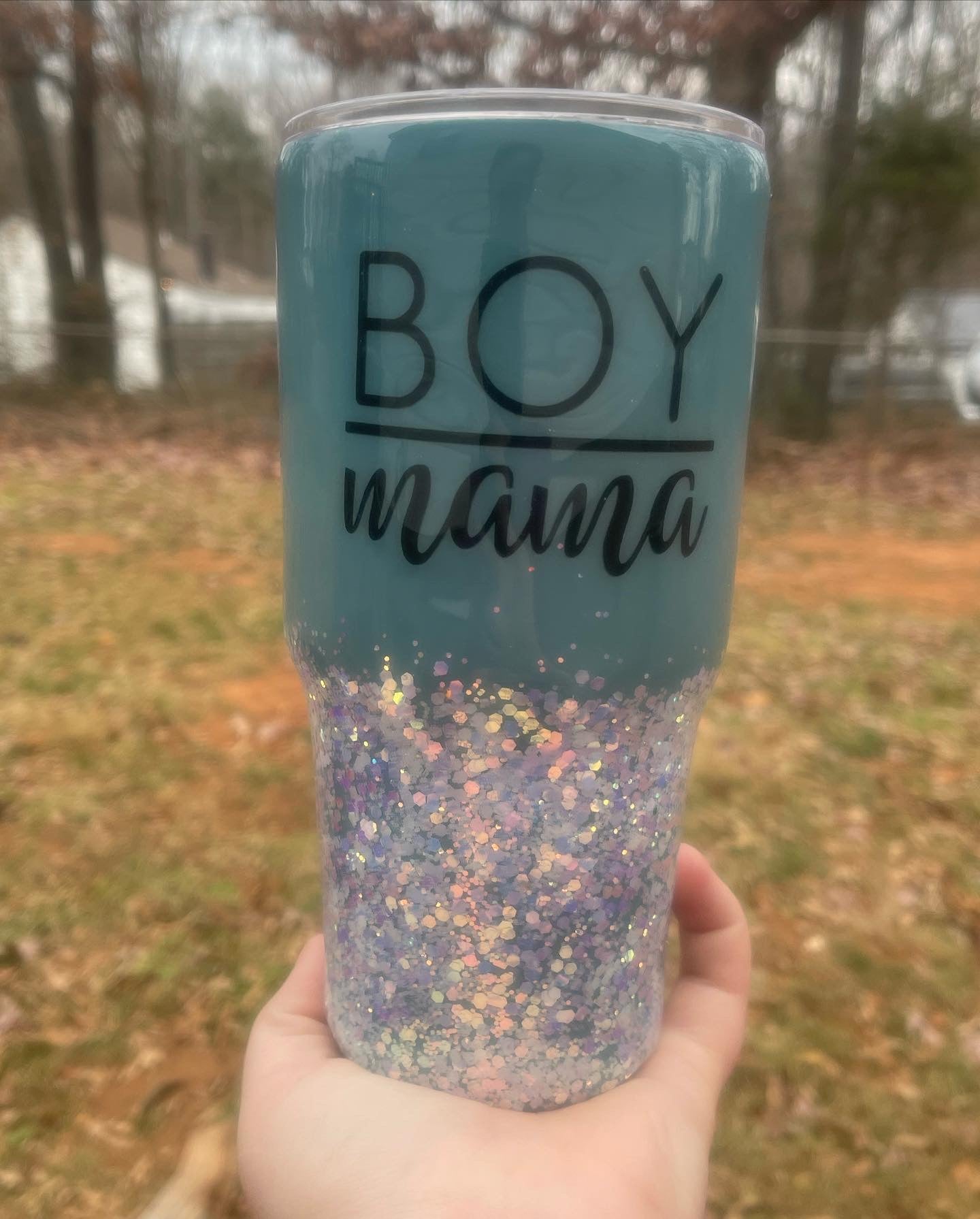 Boy Mama Epoxy Tumbler – Rustic Edge Designs