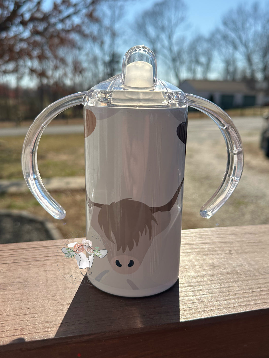 Highland Cow Sublimation Tumbler