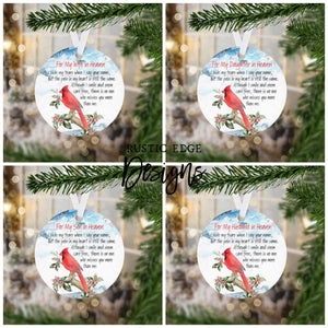 For Your Loved Ones In Heaven Ornament