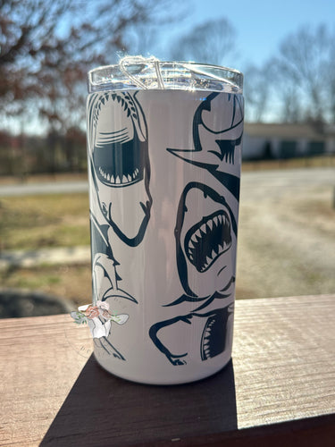 Shark Sublimation Tumbler