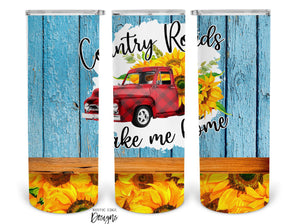 Country Roads Take Me Home Sublimation Tumbler