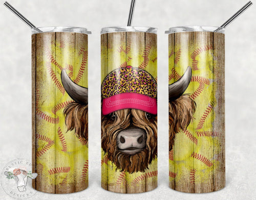 Highland Softball Sublimation Tumbler